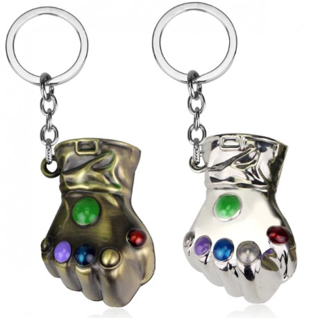 Thanos Infinity Gauntlet Keychain (Silver)
